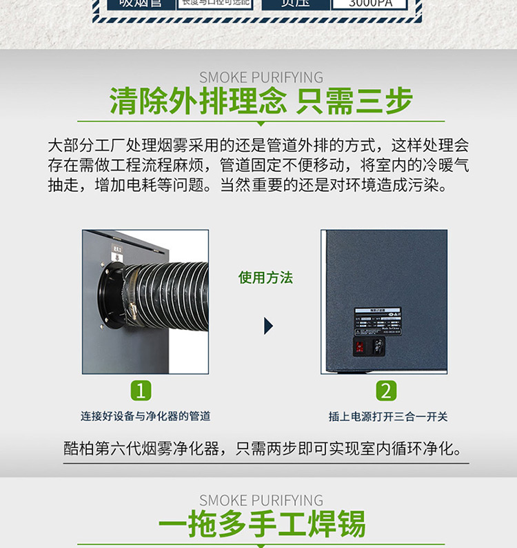 三防涂覆烟雾净化器DX6000
