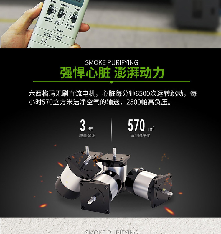 三防涂覆烟雾净化器DX6000